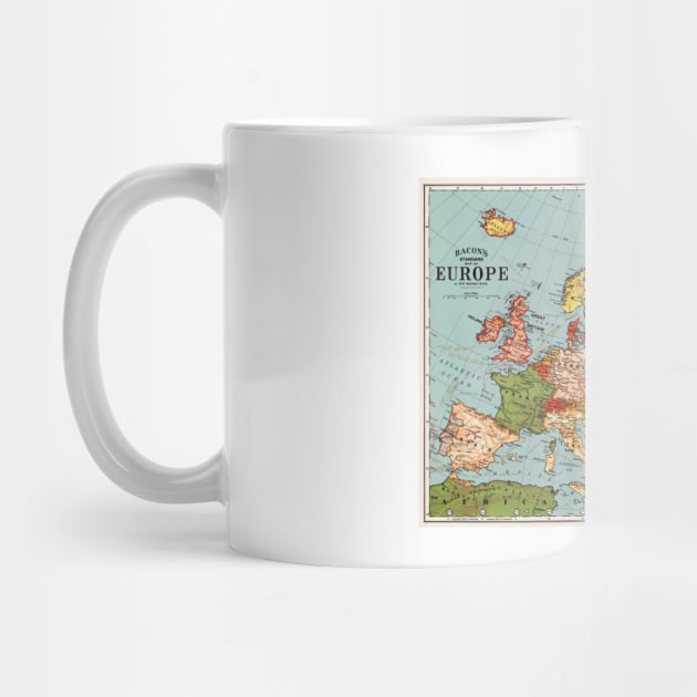 Map of Europe by Big Term Designs